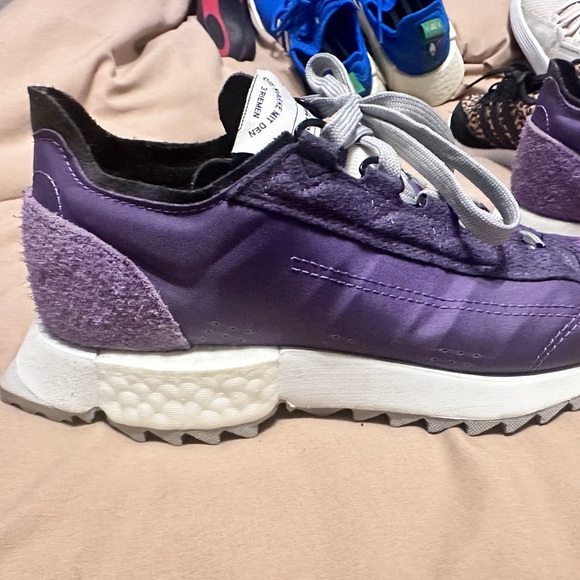 Adidas SL 7600 Tech Purple White EG6816 Womens Running Shoes - Picture 3 of 10